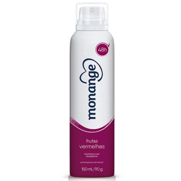 MONANGE DESODORANTE AEROSSOL FRUTAS VERMELHAS COM 150ML