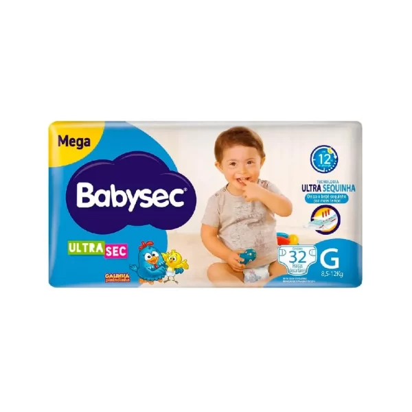 FRALDA BABYSEC MEGA G COM 32