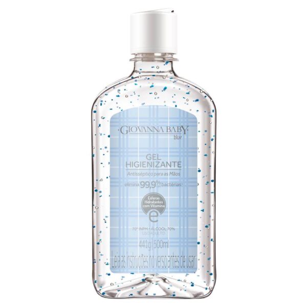 GIOVANNA BABY ÁLCOOL EM GEL HIGIENIZANTE BLUE COM 500ML