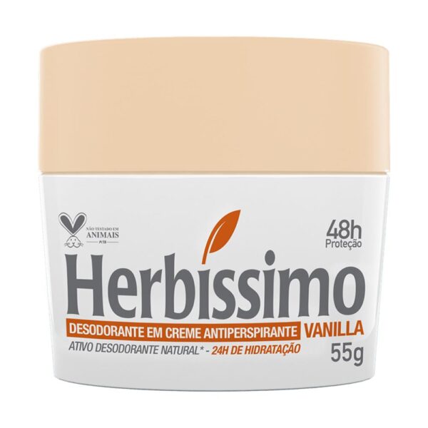 HERBÍSSIMO DESODORANTE CREME VANILLA COM 5G