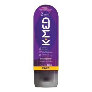 KMED 2 EM 1 GEL DE MASSAGEM E LUBRIFICANTE ÍNTIMO COM 50g