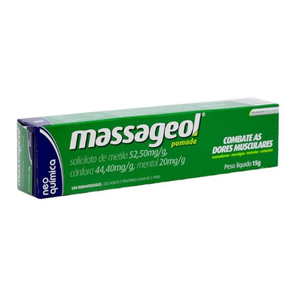 MASSAGEOL POMADA CONTRA DORES MUSCULARES COM 15G