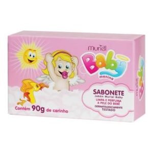 MURIEL BABY SABONETE EM BARRA MENINA COM 90G