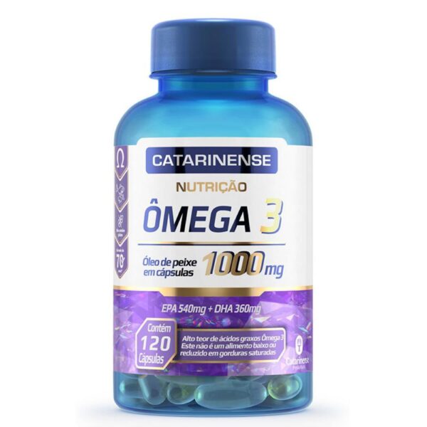 ÔMEGA 3 1000MG COM 120 CÁPSULAS