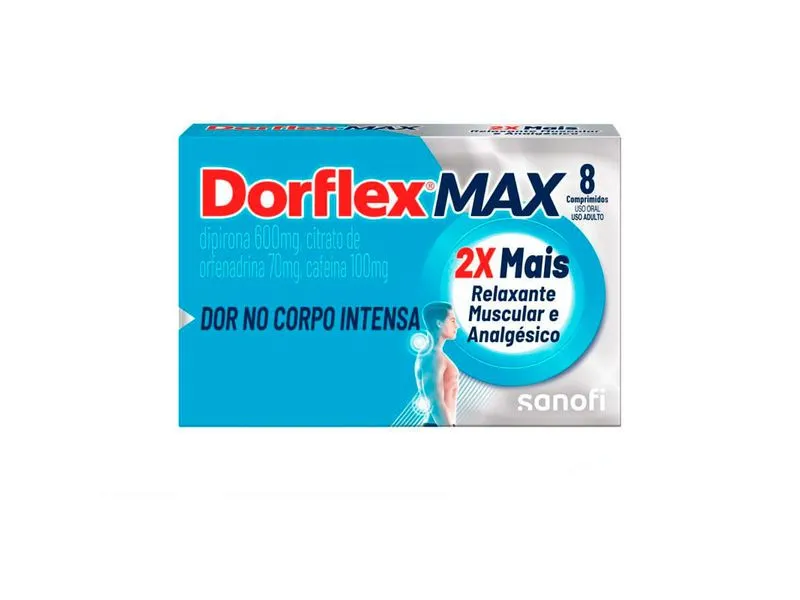 DORFLEX MAX C/8 COMPRIMIDOS